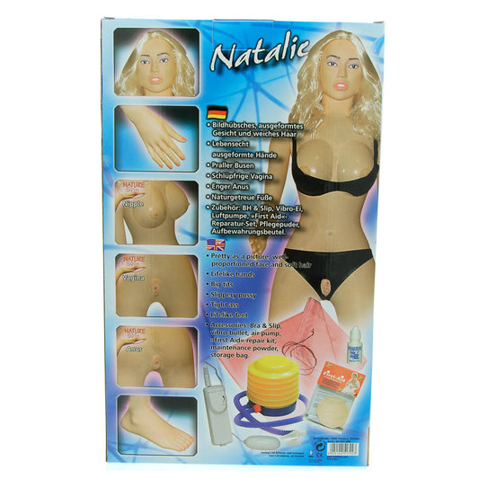 Natalie Life-Size Love Doll - Premium Blonde Fantasy Companion with Accessories