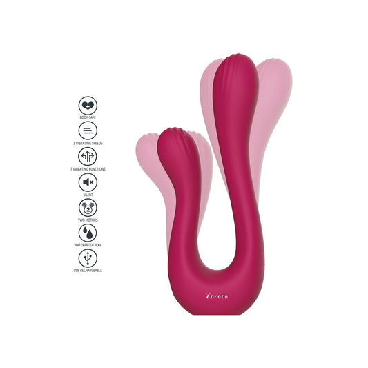 Xocoon Sync Sensation Pink - Double-Headed Dual Motor with 10 Frequencies