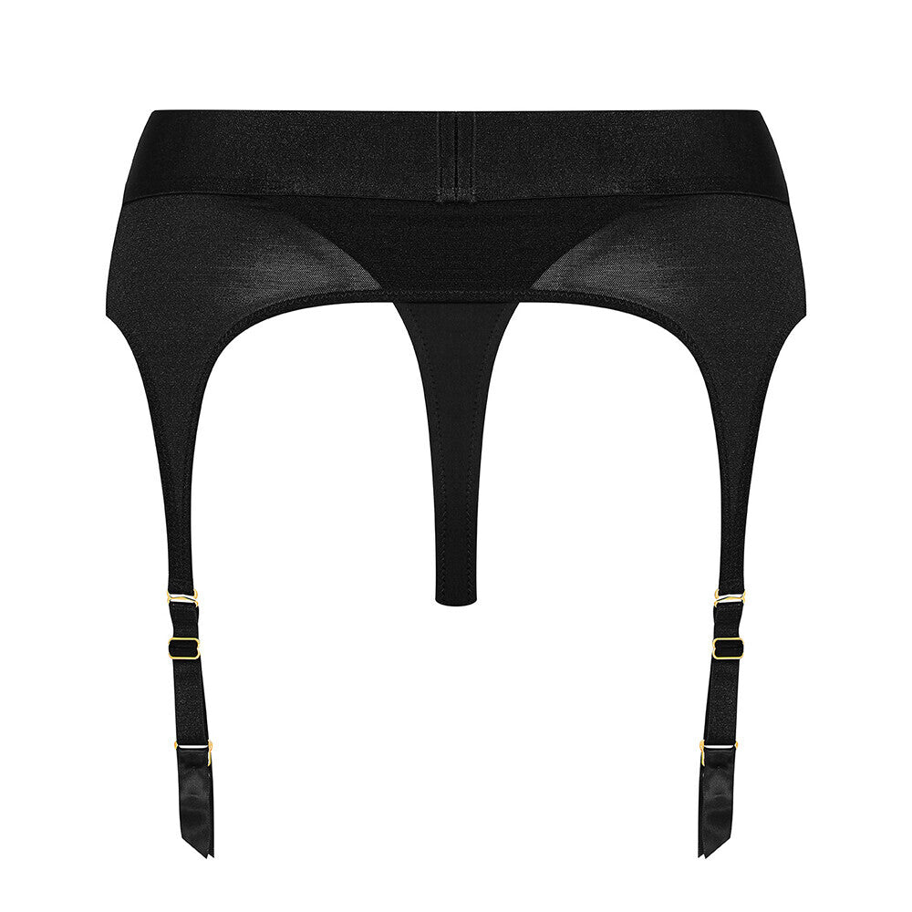 Strap On Me Harness Lingerie Rebel Large Black 76cm - French Chic Garter Elastic Pegging