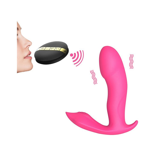 Dorcel Secret Warming Voice Control Vibrator 2.75" Pink - Triple Stimulation
