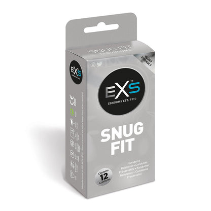 EXS Snug Closer Fitting Condoms 12 Pack - Secure Fit Devotion