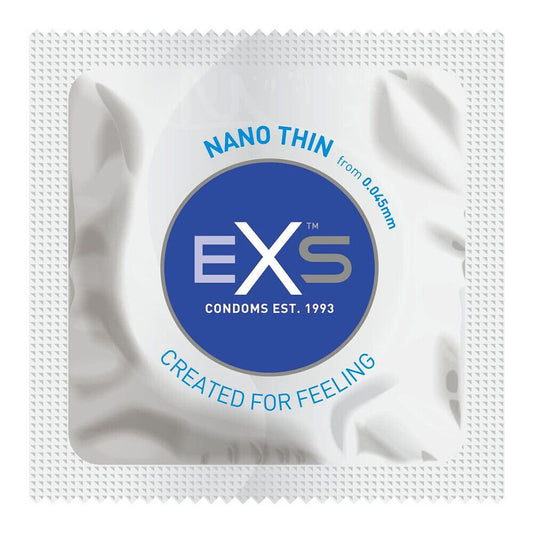 EXS Nano Thin Condoms 12 Pack - Ultra Sensation Devotion