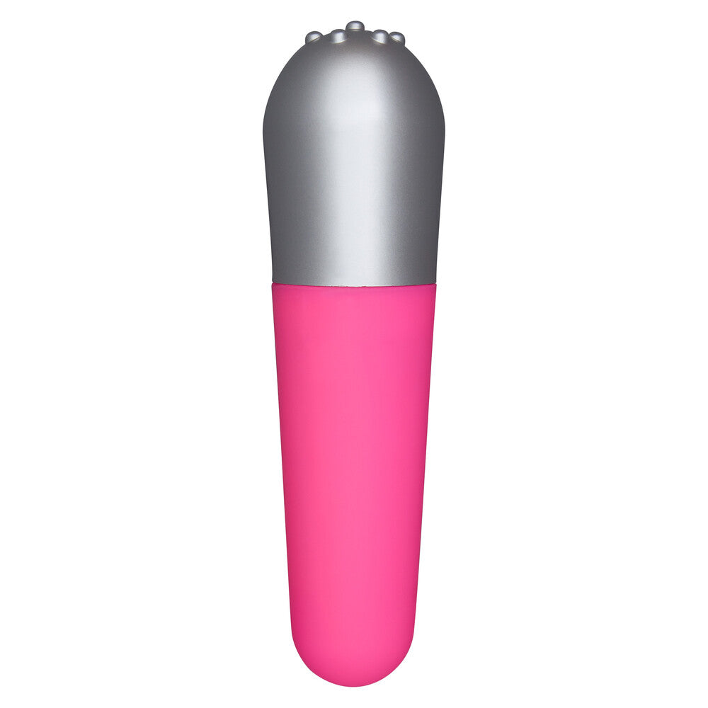 ToyJoy Funky Viberette Mini Vibrator Pink 4" - Soft Velvet Touch Portable 1xAA Discreet