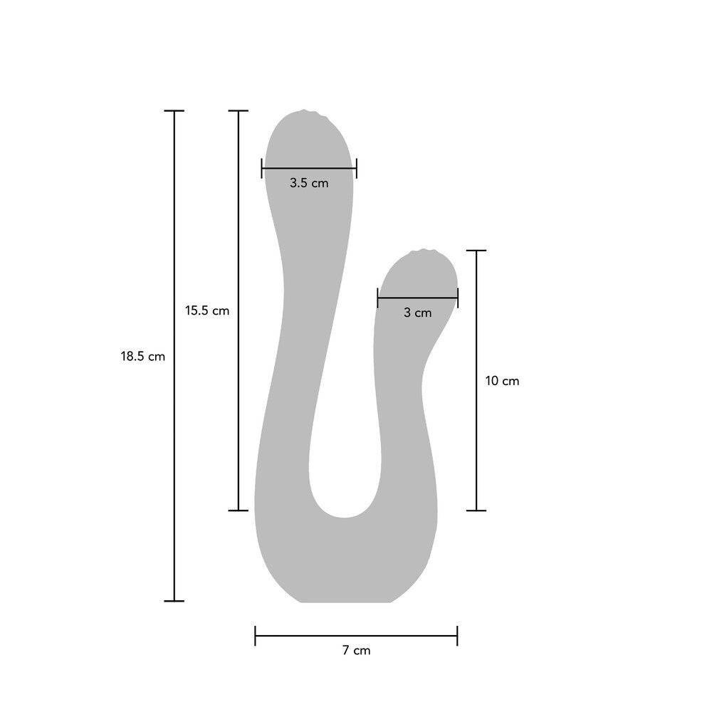 Xocoon Sync Sensation Pink - Double-Headed Dual Motor with 10 Frequencies