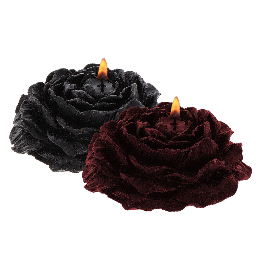 Rose-Shaped Low Temperature Bondage Candles 2-Pack - Taboom Devotion