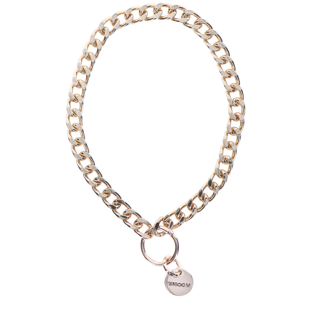 Taboom Dona Statement Collar - Rose Gold Metal Devotion