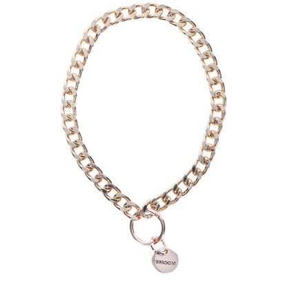 Taboom Dona Statement Collar - Rose Gold Metal Devotion