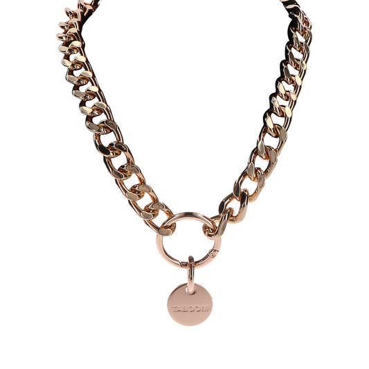Taboom Dona Statement Collar - Rose Gold Metal Devotion