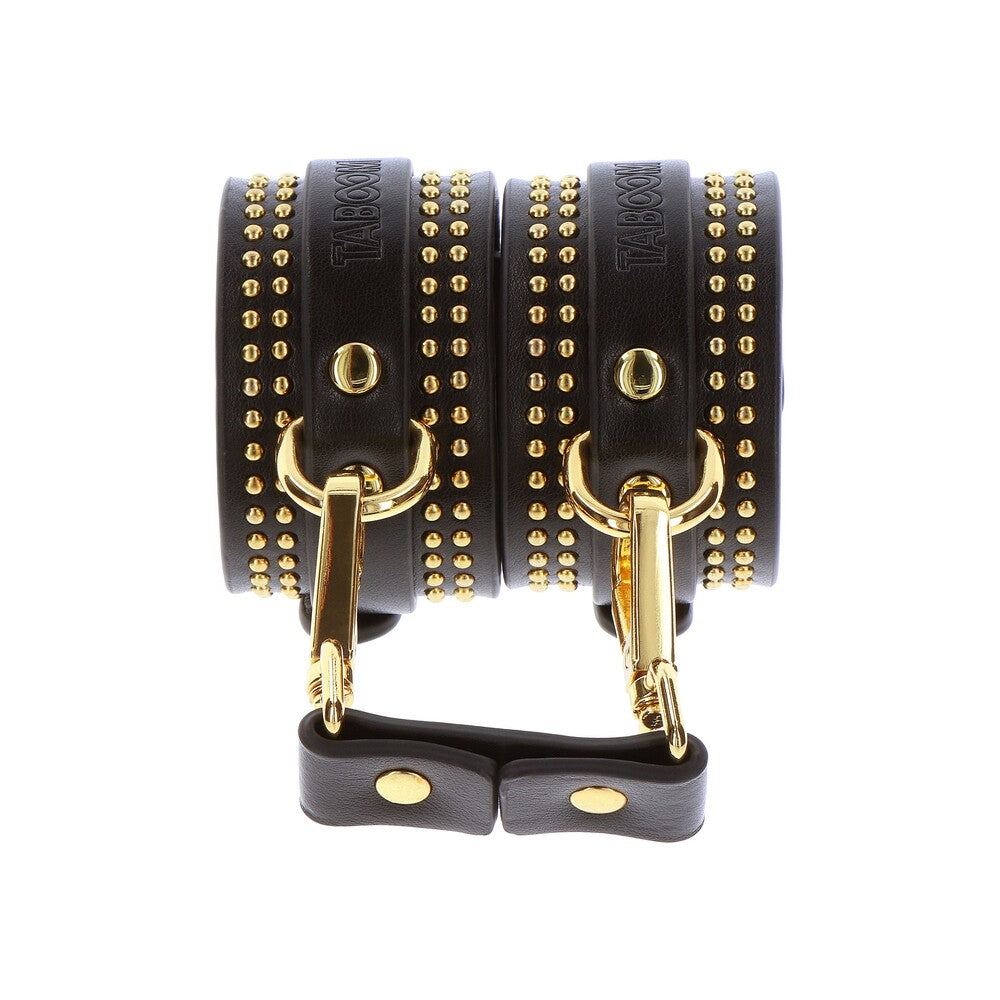 Taboom Vogue Studded Ankle Cuffs Set - Gold-Studded Luxury Devotion