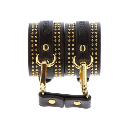 Taboom Vogue Studded Ankle Cuffs Set - Gold-Studded Luxury Devotion