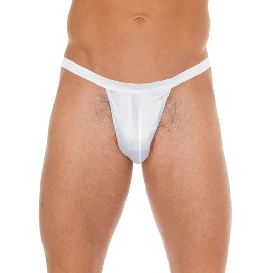 Rimba White Small Pouch G-String - Pure Compact Minimal Men's Underwear