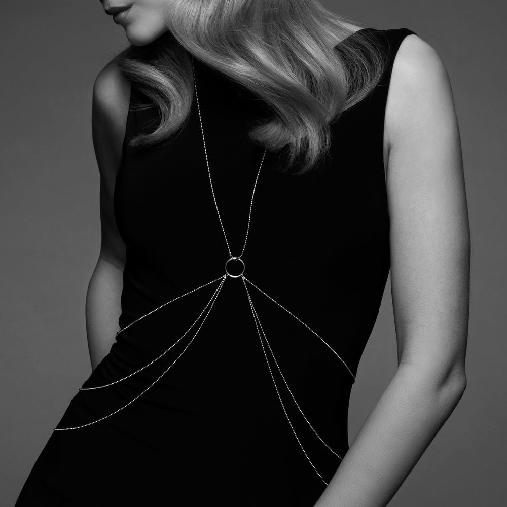 Gold Body Chain in Figure-8 Shape - Magnifique Adornment