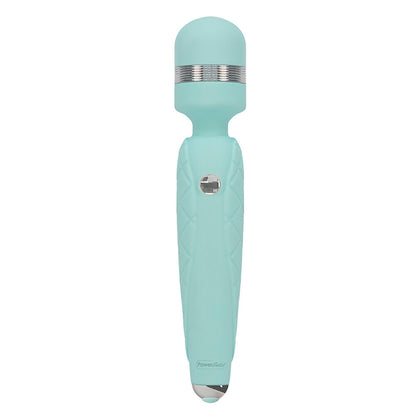 Pillow Talk Cheeky Wand Massager 8" Green - PowerBullet Swarovski Crystal USB