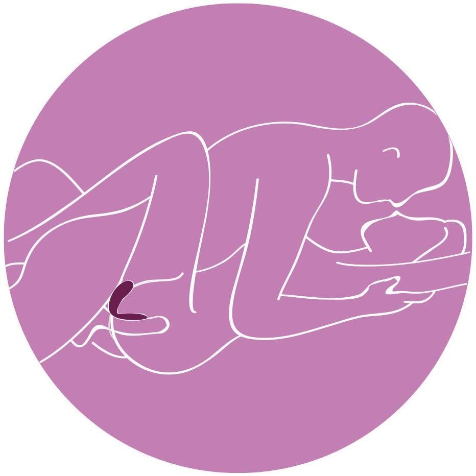 Satisfyer Partner Double Fun - 3.9" Couples Vibrator APP Enabled Purple