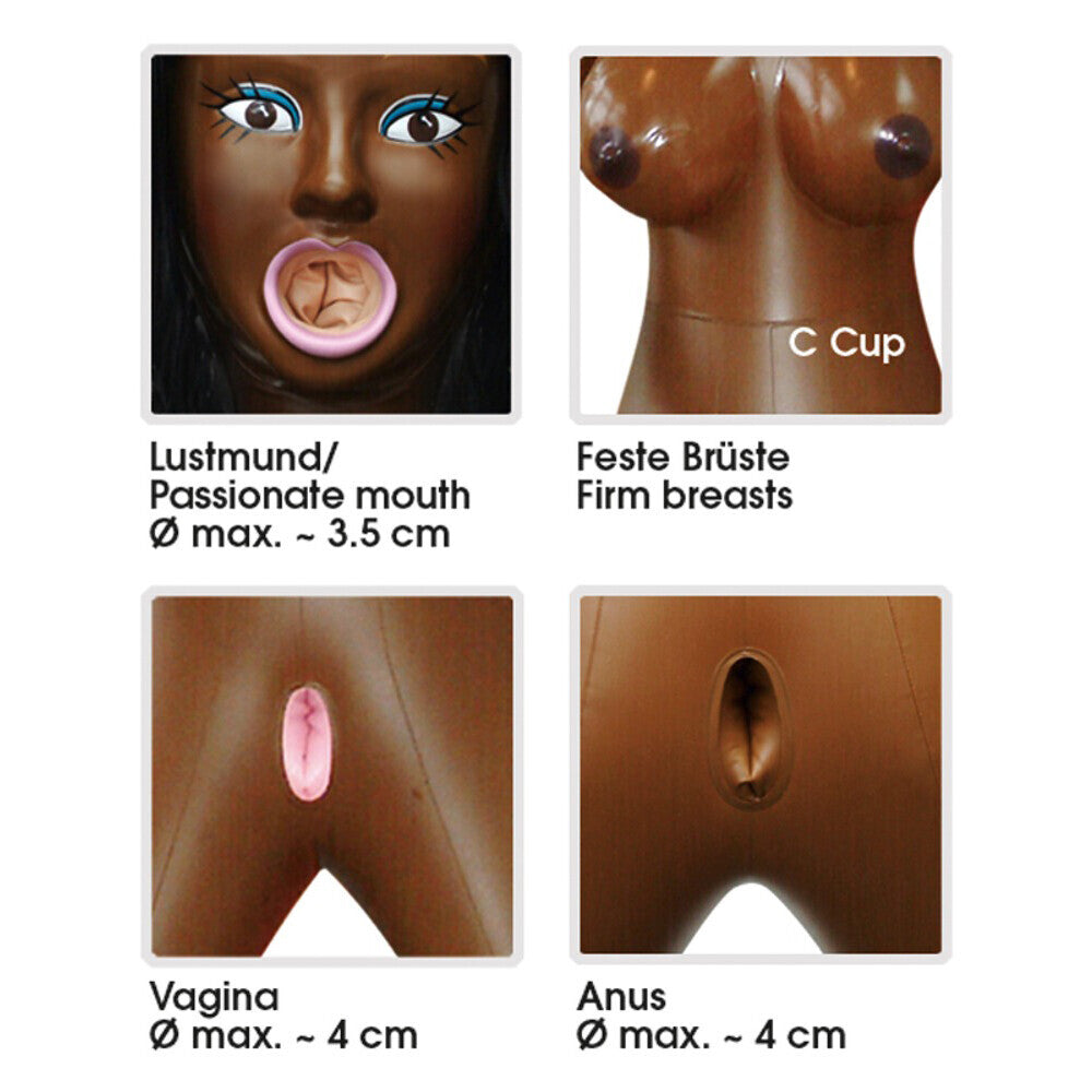 Tyra Life-Size Love Doll - Triple Opening Fantasy Companion with 3D Face