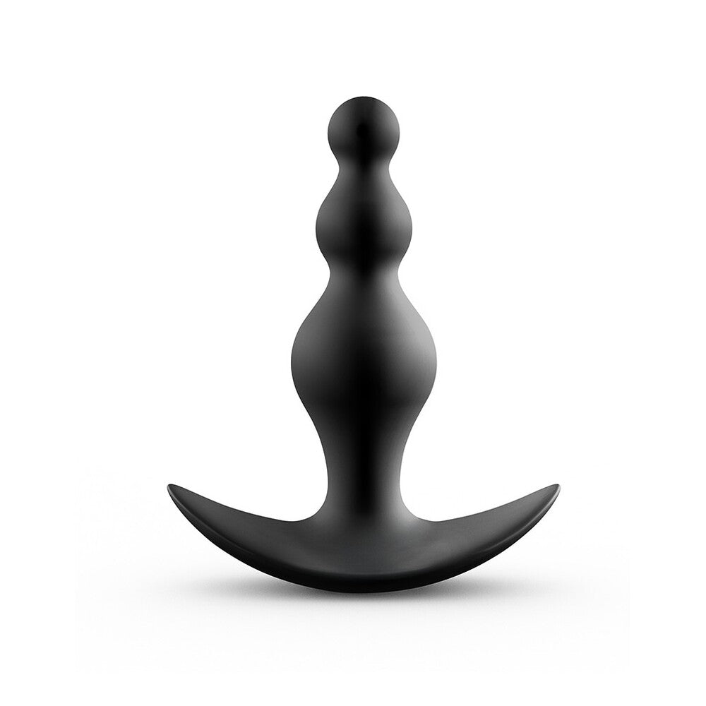 Dorcel Training Anal Beads Small 3.93" Black - 100% Silicone Waterproof Flexible Beginners