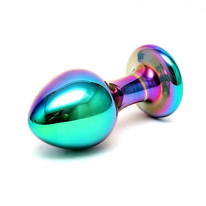 Sensual Multi-Coloured Glass Melany - Colour-Changing Anal Awakener
