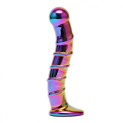 Sensual Multi-Coloured Glass Nikita - Ribbed Colour-Changing Awakener