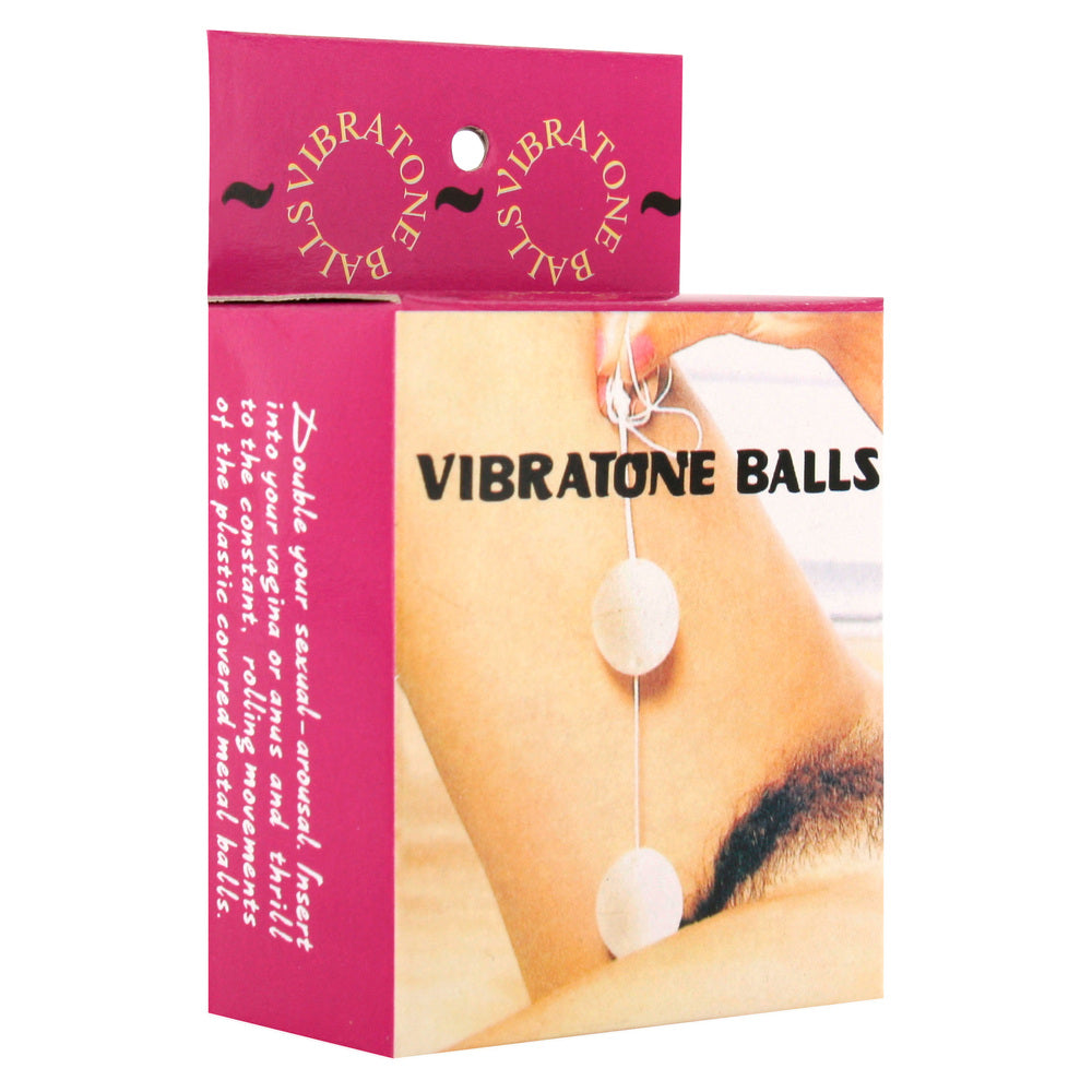 Vibratone Duo Balls White - Flexible Pelvic Floor Devotion