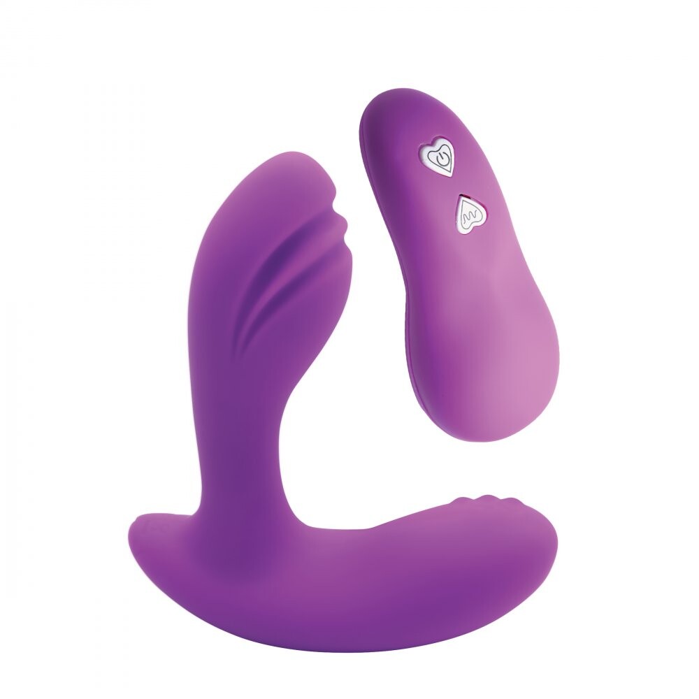 Inmi 10X GPearl 4.25" Purple - Remote G-Spot & Rotating Bead Clitoral