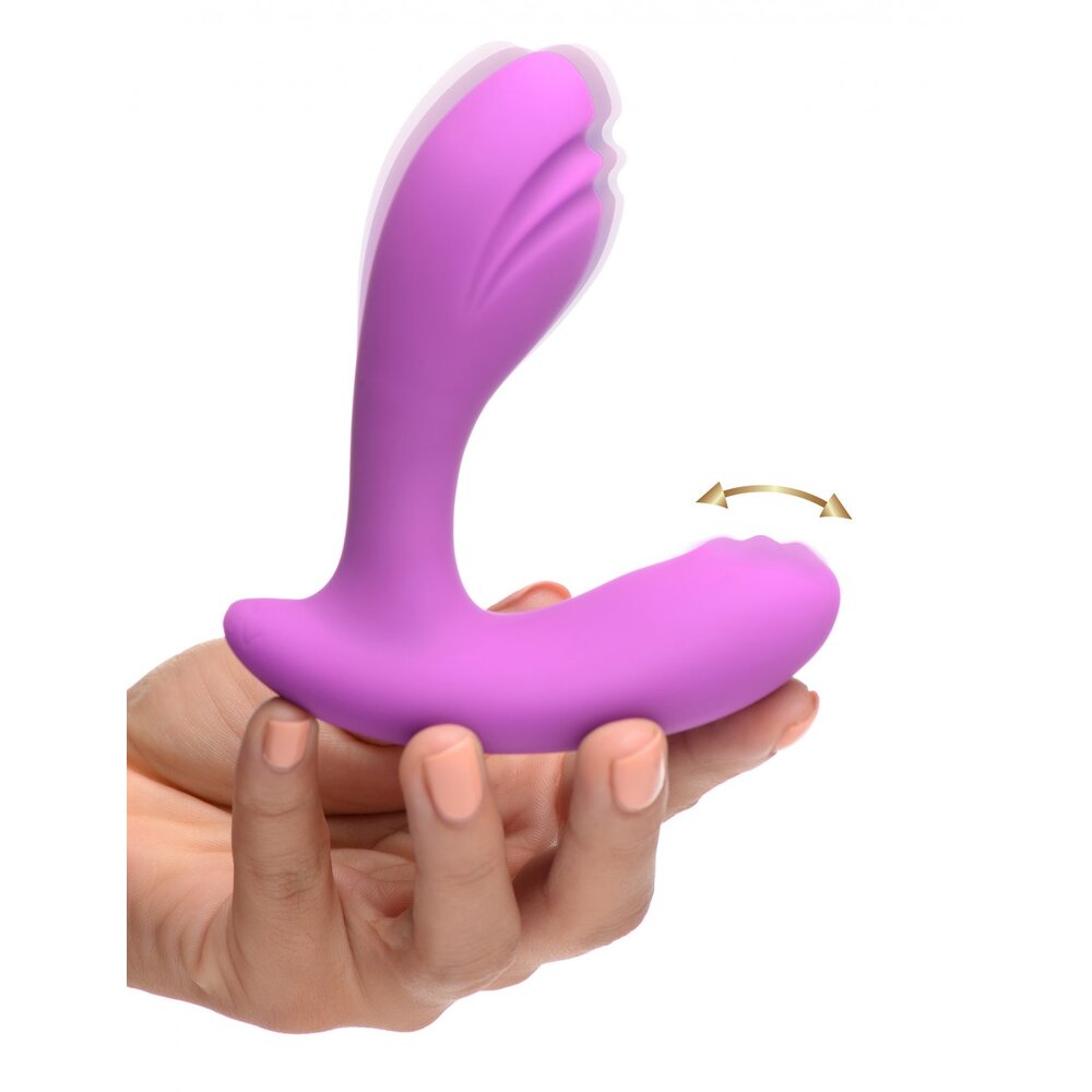 Inmi 10X GPearl 4.25" Purple - Remote G-Spot & Rotating Bead Clitoral