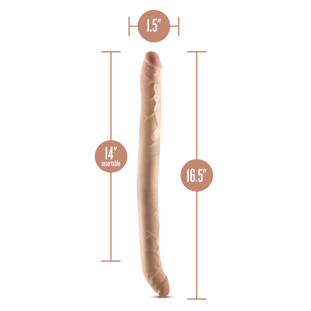 Dr Skin - 16.5 Inch Posable Double Dong for Extended Pleasure