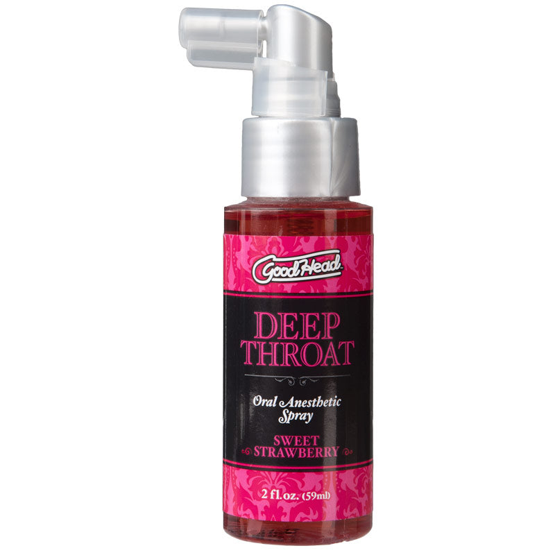 Good Head Deep Throat Spray Strawberry - Deepened Devotion