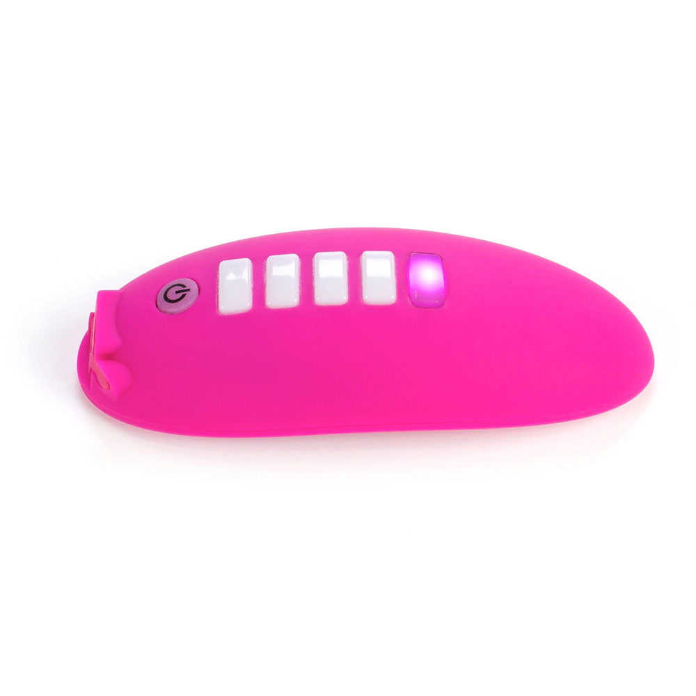 OhMiBod Remote Control Lightshow Vibrator Pink - WiFi Bluetooth LED 4 Patterns