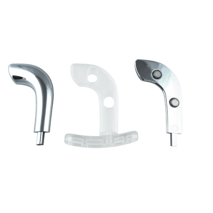 ElectraStim Exo Rogue 4" Silver - E-Stim Asymmetrical Chrome 260g Focus Sleeve 2mm