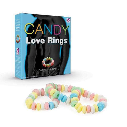 Edible Candy Love Rings 3-Pack - Sweet Pleasure