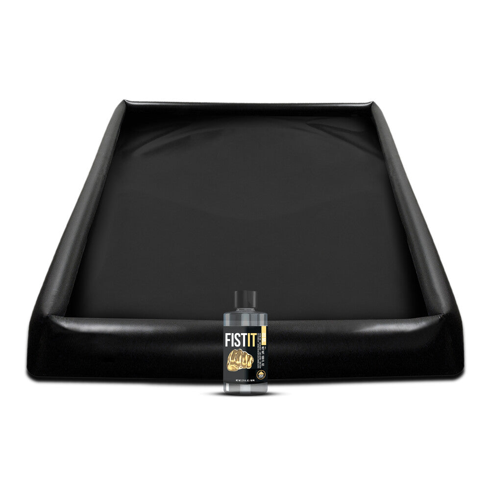 Fist It Ultra Glide Inflatable Play Sheet with Concentrated Lube - Complete Body Slide Set