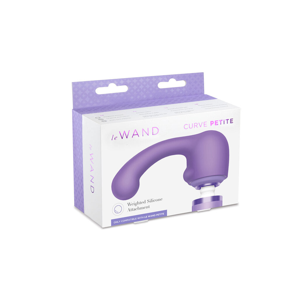 Curve Weighted Silicone Petite Wand Attachment - Le Wand G-Spot Devotion