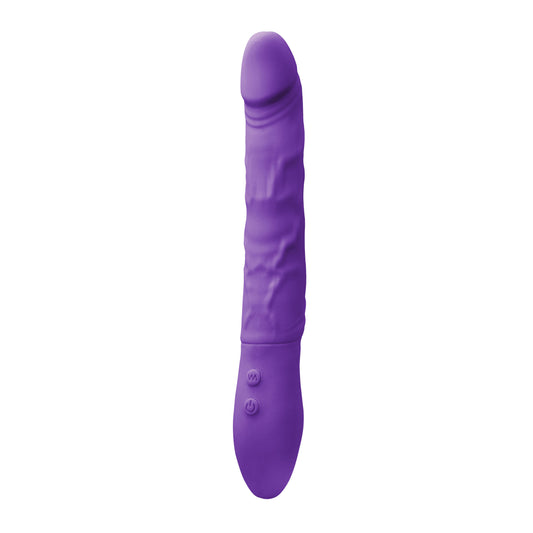 INYA Twister Petite Vibrator 9" Purple - Rotating Adjustable Shaft 7 Settings