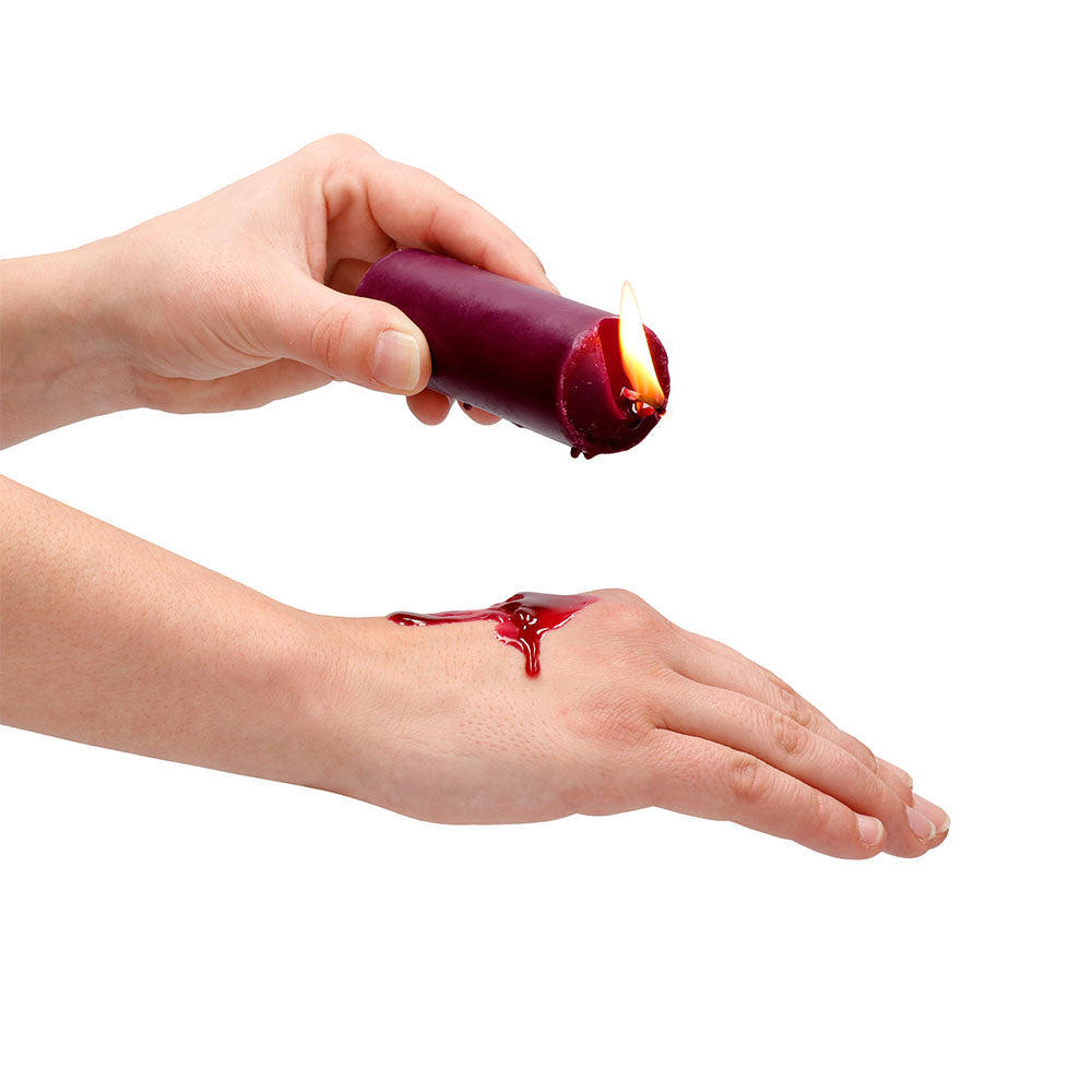 Rose-Scented Low Temperature Wax Play Candle - Ouch Rose Devotion