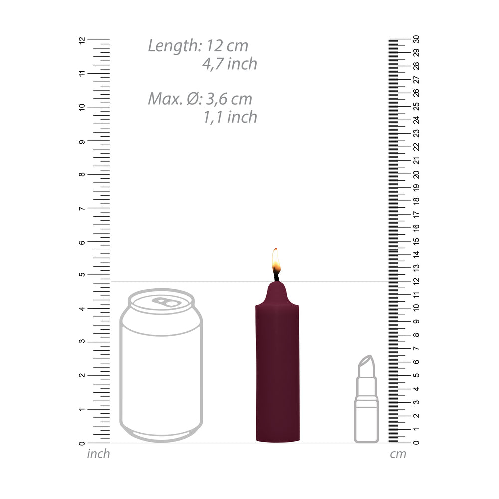 Rose-Scented Low Temperature Wax Play Candle - Ouch Rose Devotion