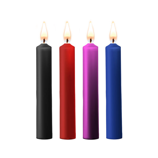 Low Temperature Wax Play Candles 4-Pack - BDSM Devotion