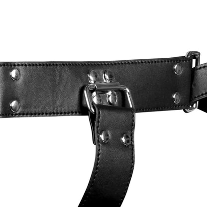 Complete Arm Restraints Black - PU Leather Lockable Arm Binder Devotion