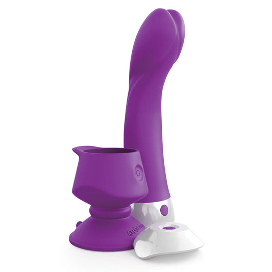 3Some Wall Banger G Vibe 7.6" Purple - Remote-Controlled Suction Cup