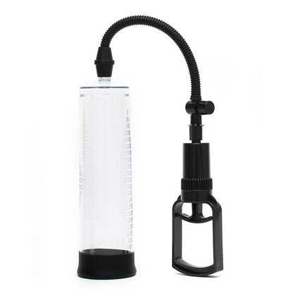 Rimba PPump PP01 Manual Penis Enlargement System 8.5" Clear - Pull Rod Waterproof Pressure Release Elephant Ring