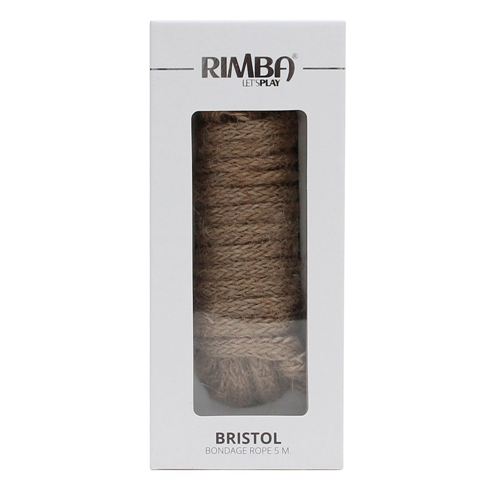 Rimba Bristol Bondage Rope 5 Meters Brown - Hemp Shibari Devotion