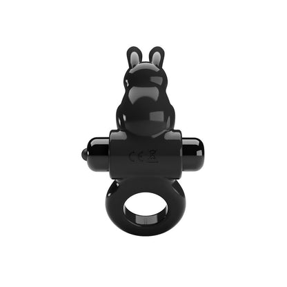 Pretty Love Exciting Ring Vibrating Cock Ring Black - 10 Modes Delay Ejaculation