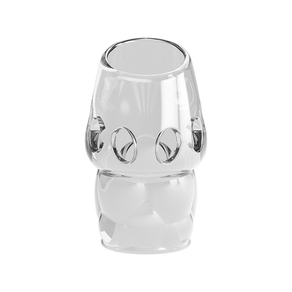 Oscar Penis Sleeve Clear - Soft Stretchy Constricting Delay Ejaculation Rubber