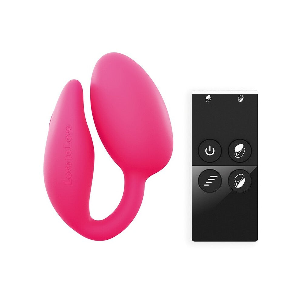 Love To Love Wonderlove Remote Control Double Stimulator 8.5 Inches Pink - Dual Motor Devotion