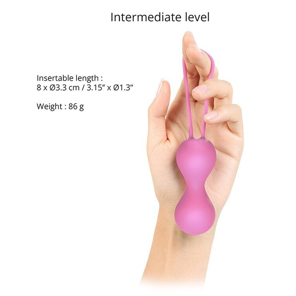 Love To Love Joia Kegel Balls 8cm Pink - 100% Liquid Silicone Imperceptible