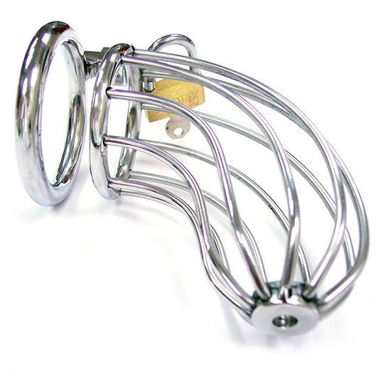 Rouge Stainless Steel Chastity Cage - Bestseller Devotion