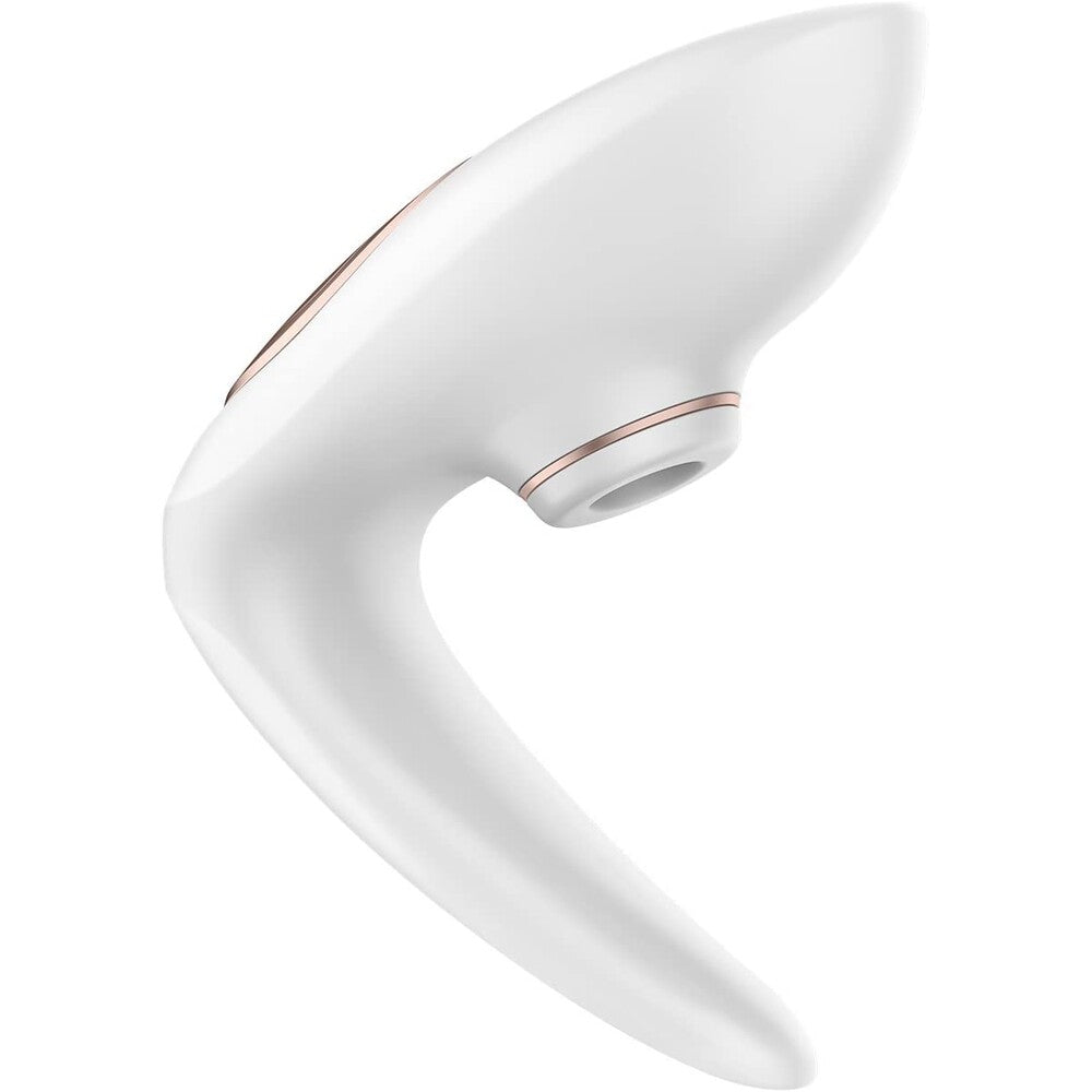 Satisfyer Pro 4 Couples Vibrator White - Dual Stimulation Pressure Wave