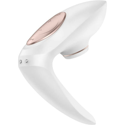 Satisfyer Pro 4 Couples Vibrator White - Dual Stimulation Pressure Wave