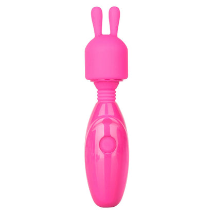 Tiny Teasers Rechargeable Bunny Vibrator 5" - Travel-Size Pink Wand