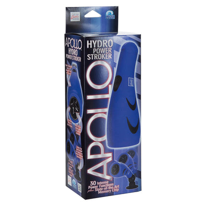Apollo Hydro Power Stroker - 30-Function Waterproof Masturbator in Blue