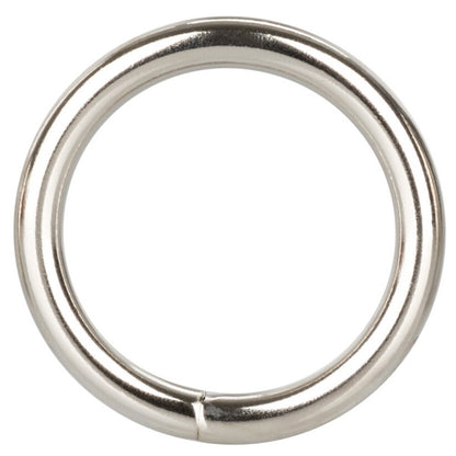 Medium Silver Cock Ring 1.5" - Sleek Metal Erection Enhancer